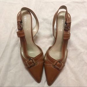 Franco Sarto slingback pumps, Carmel in color
